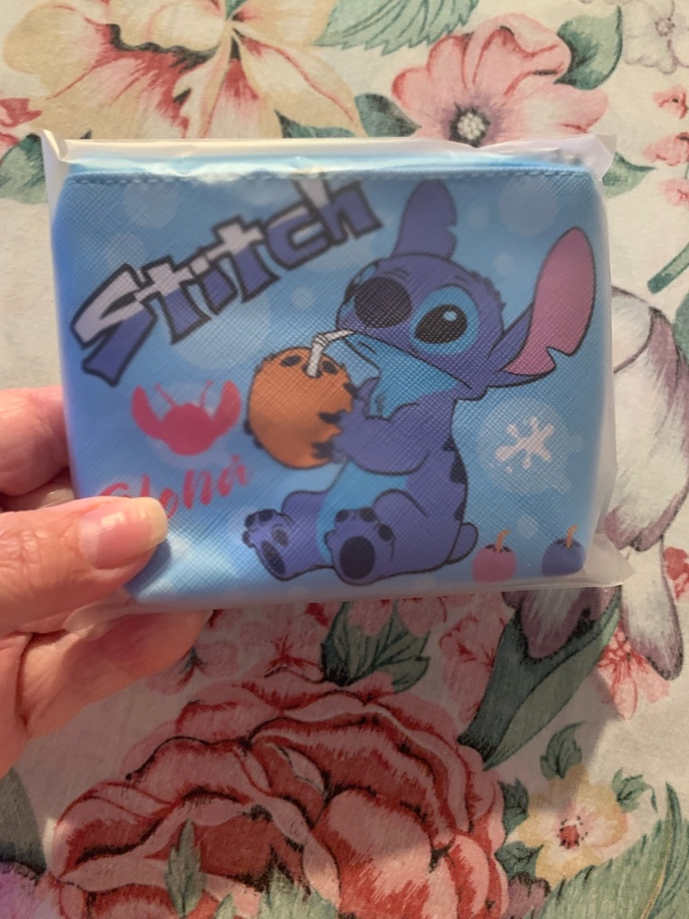 Disney Stitch Coin purées wit keychain